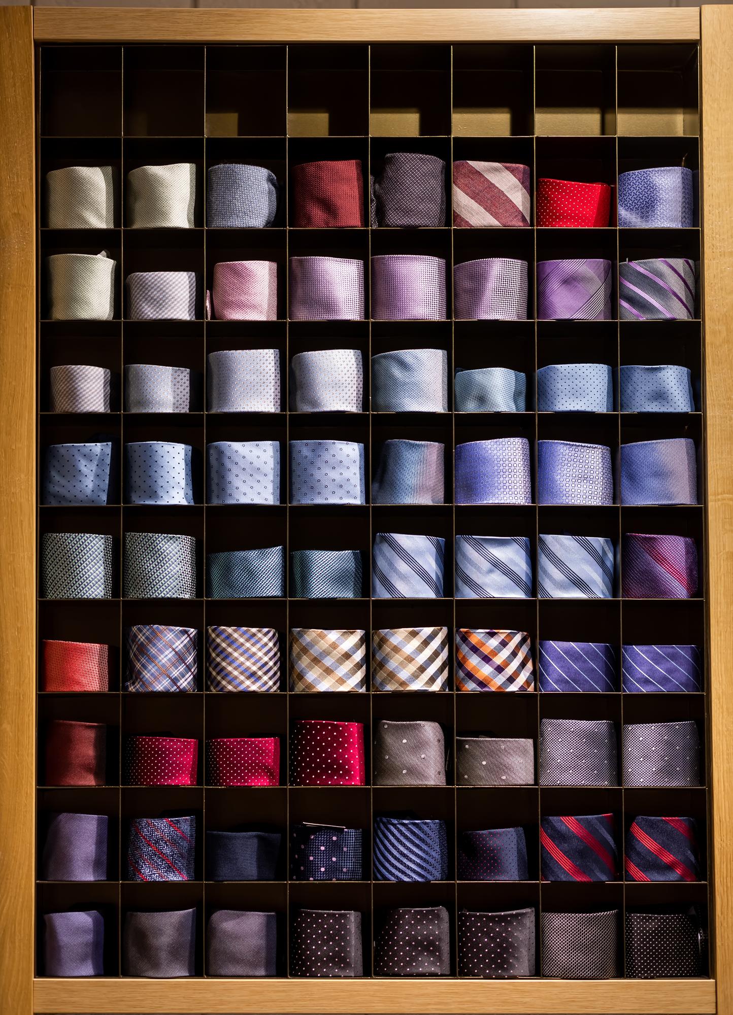 Sample pricing panel with embroidered swatches